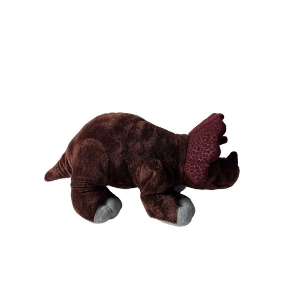 Kohls Cares Plush Brown Triceratops Dinosaur Stuffed Animal 15 inches X 9 inches - Picture 4 of 6